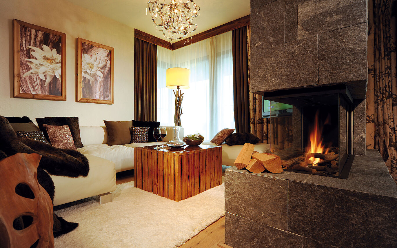 Wohnzimmer der Fire & Ice Suite